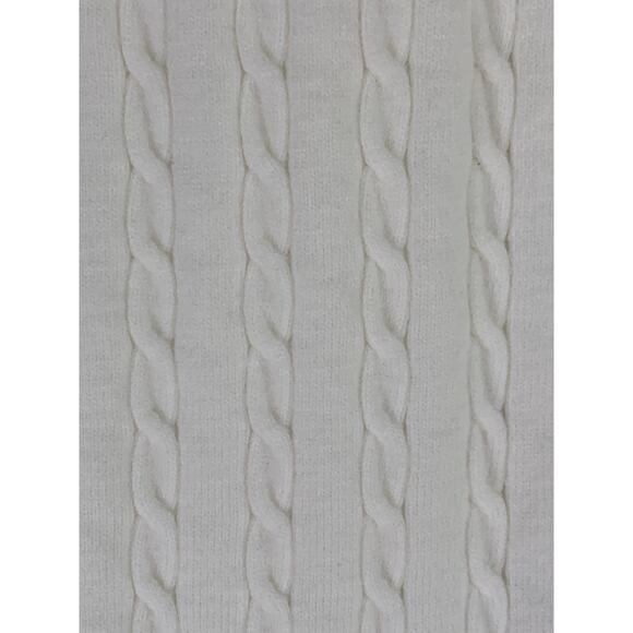 Dilvin Knit Braided Slit Skirt Womens Size Small New Cream Knitwear Collection - Picture 3 of 7